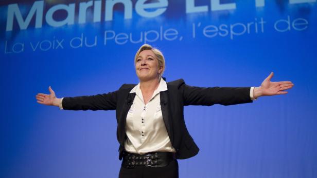 Marine Le Pen: Frontfrau des rechtsextrem Front National.