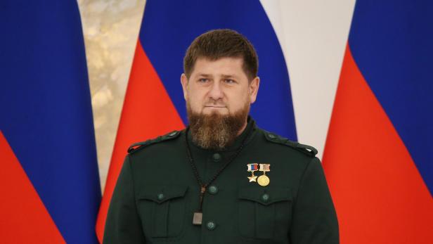 Head of the Chechen Republic Ramzan Kadyrov attends an inauguration ceremony in Grozny