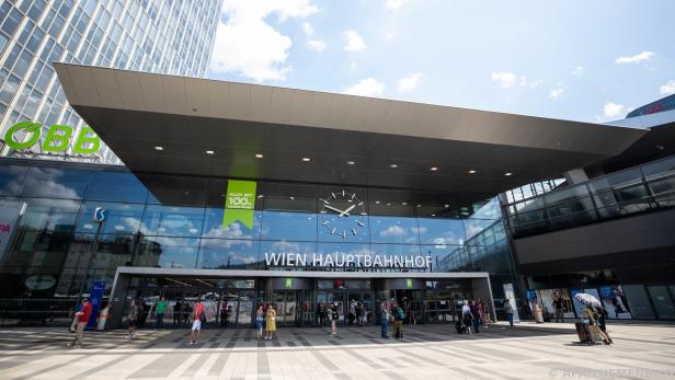 Haupteingang des Wiener Hauptbahnhofs