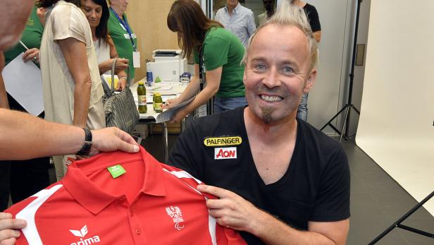 Thomas Geierspichler konnte leider nur im Vorfeld der Paralympics lachen.
