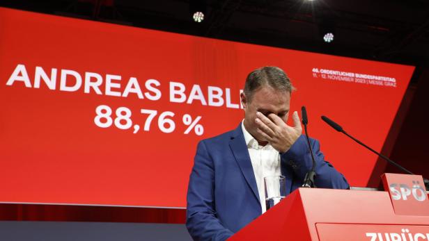 88,76 Prozent: Andreas Babler hat sich durchgesetzt