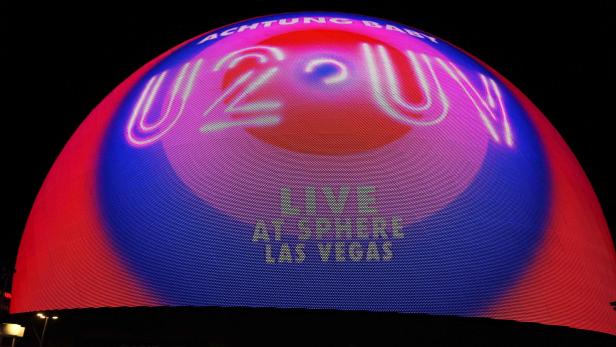Die Mega-Halle "The Sphere" in Las Vegas