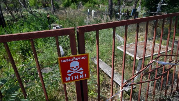 Zahl der Opfer von Landminen in Ukraine verzehnfacht