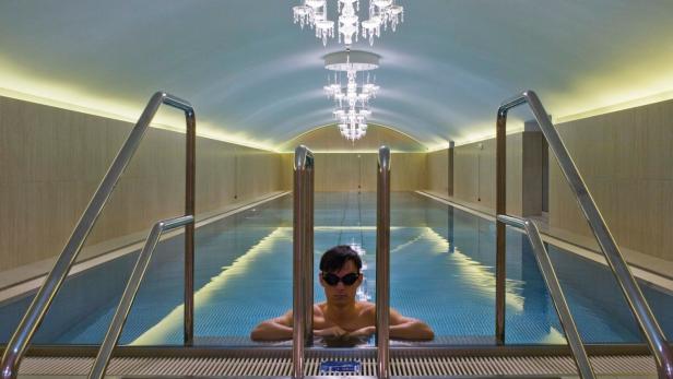 Pool im Sans Souci