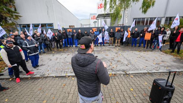 Beim Kapsel-Hersteller iSi  in Wien-Floridsdorf wurde am Dienstag gestreikt.