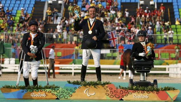 Pepo Puch (Mi.) gewann wie vor vier Jahren in London auch in Rio Gold.