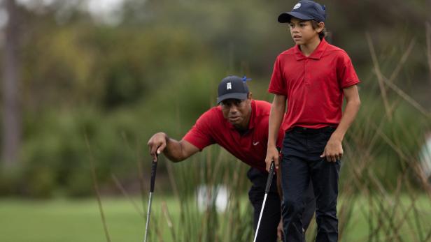 Wie Golf-Star Tiger Woods von seinem Sohn in den Schatten gestellt wurde