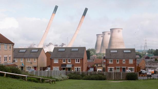 Fotografin Kate Schultze hielt die Zerstörung der Ferrybridge-Kraftwerke in England fest, 2021