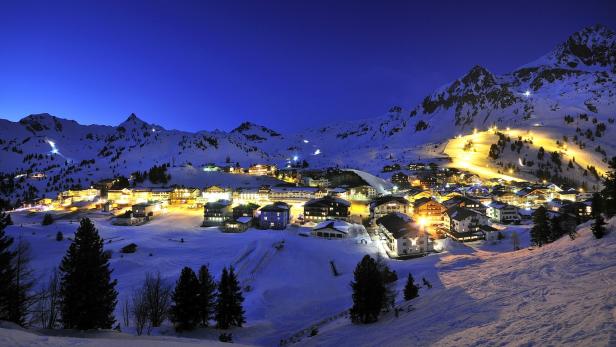 Skigebiet Obertauern: Nacht im Hochgebirge