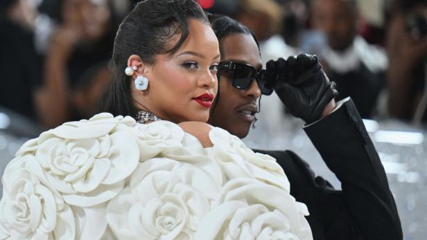 US-ENTERTAINMENT-FASHION-METGALA-CELEBRITY-MUSEUM Rihanna und Asap Rocky