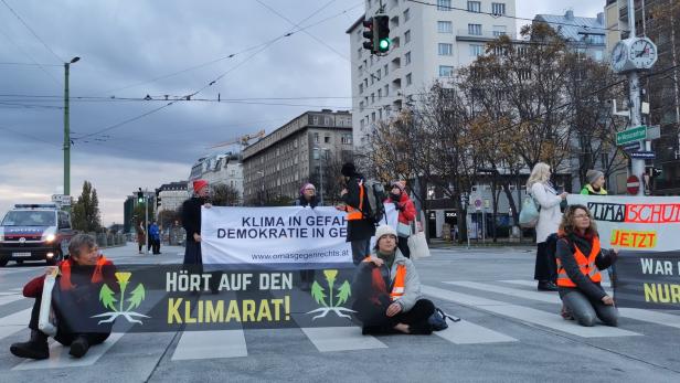 Klima-Proteste der "Letzten Generation" in Wien gehen weiter