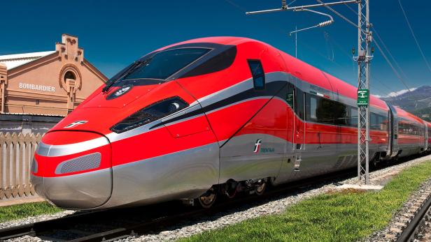 Der &quot;Frecciarossa 1000&quot;-Hochgeschwindigkeitszug ist seit Juni 2015 in Italien im Einsatz.