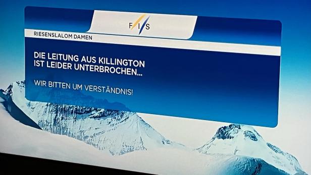 Nächste Farce im Ski-Weltcup: Keine TV-Bilder aus Killington