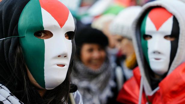 Pro Palästina Demo in Frankreich