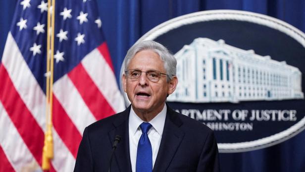 FILE PHOTO: U.S. Attorney General Garland announces appointment of Special Counsel Weiss in Hunter Biden investigation at the Justice Department in Washington