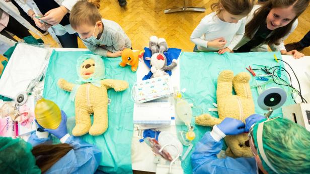 Wiener Teddybär-Krankenhaus öffnet für Kinder und ihre Stofftiere