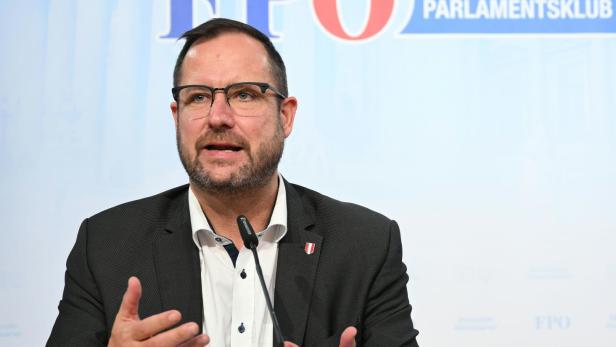 FPÖ-Generalsekretär Christian Hafenecker