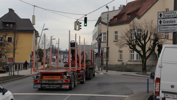 Schwerfahrzeuge könnten ab 2019 aus dem Wieselburger Stadtzentrumverbannt werden