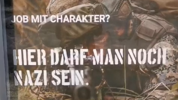 Gefälschtes Bundesheer-Plakat sorgt für Aufregung in Linz