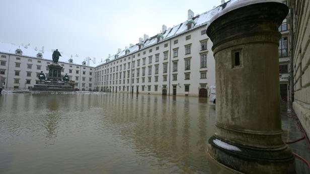 Wasserrohrbruch: Hofburg stand kurzzeitig unter Wasser