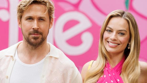 Margot Robbie und Ryan Gosling posieren für "Barbie", in Los Angeles