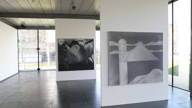 Bilder von Silke Otto-Knapp in der Kunsthalle Wien am Karlsplatz