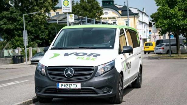 Die VOR Felx-Taxis stehen seit Juli in der Region um Amstetten im Einsatz