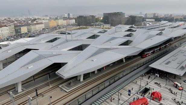 Der Wiener Hauptbahnhof geht heute in Vollbetrieb.