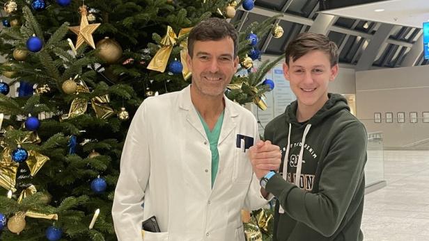 Herzchirurg Peter Bergmann und sein Team retteten das Leben von Tobias Messerer
