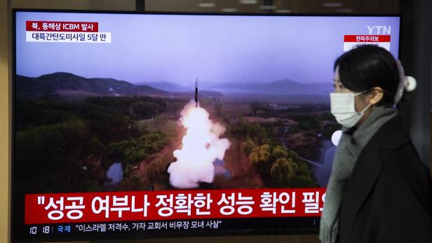 Berichterstattung in Seoul, Südkorea, über Raketenstarts in Nordkorea