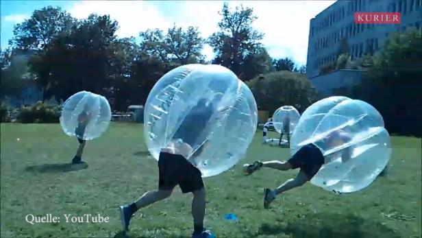 "Bubble Football" - Umhauen und Draufhauen