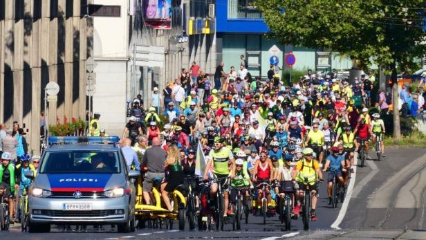 Rüge für die Polizei wegen Verbots einer Radfahrdemo in Linz