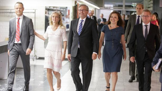 Andreas Nadler, Kathrin Zechner, Alexander Wrabetz, Monika Eigensperger, Michael Götzhaber.