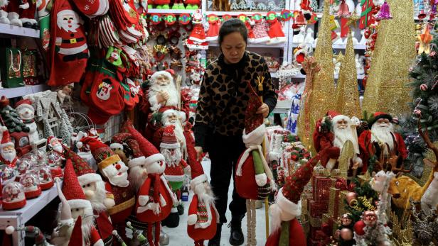 China hat Angst vor Weihnachten im eigenen Land