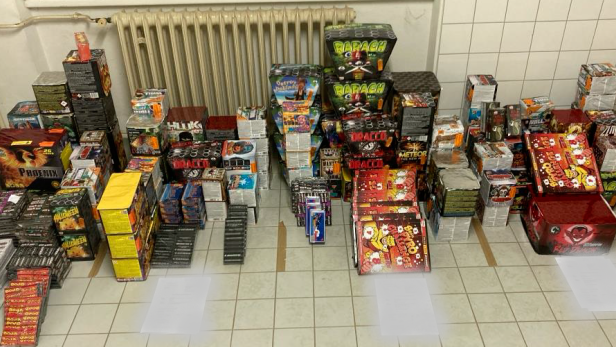 Knapp 200 Kilo illegale Pyrotechnik in NÖ gefunden