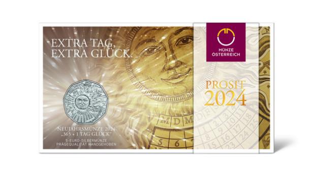 Die Österreicher:innen lieben die Neujahrsmünze &quot;365 + 1 Glück&quot;