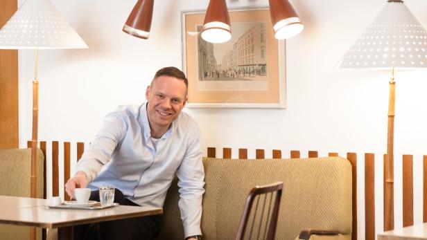 Roland Unger, Chef im Cafe Prückel