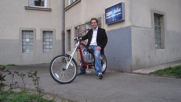 Umsteiger: Tom Stockhammer hat im Gemeindebau seine Liebe zum E-Bike entdeckt