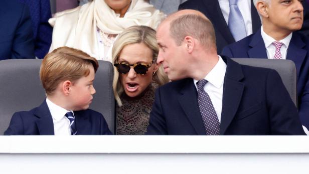 Prinz George, Zara Tindall und Prinz William