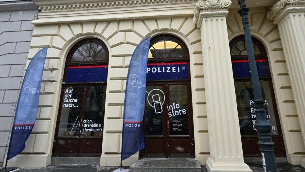 Der Info-Store der Wiener Polizei am Schottenring