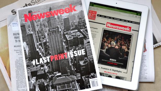 Am 31. Dezember 2012 erschien die vorläufig letzte Printausgabe des &quot;Newsweek&quot;-Magazins - fast achtzig Jahre nach seiner Gründung.