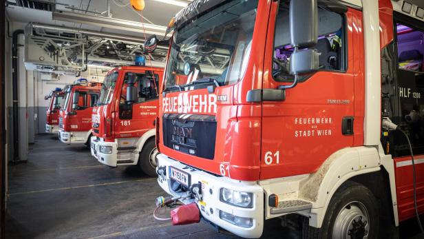 Feuerwehrautos der Stadt Wien