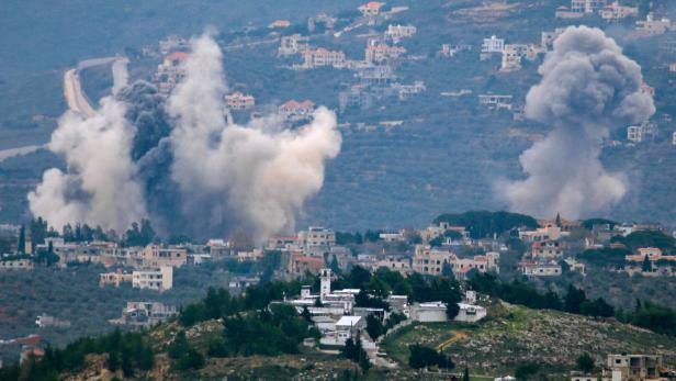 Israelische Raketenschläge im Libanon im Dezember