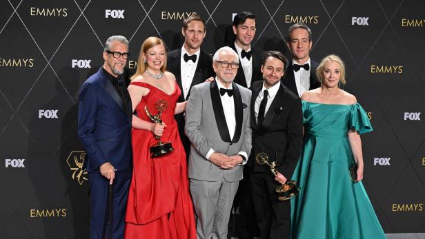 Der Cast der Serie "Succession" bei den Emmys 2024