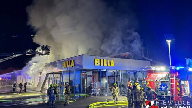 Keine Brandstiftung bei Billa-Brand: Technischer Defekt war Ursache