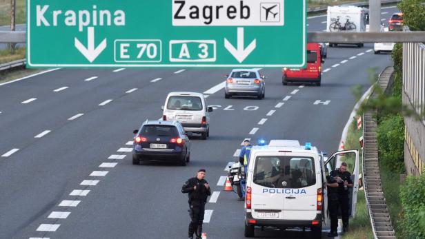 Verfolgungsjagd in Zagreb: Kleinbus hatte österreichisches Kennzeichen