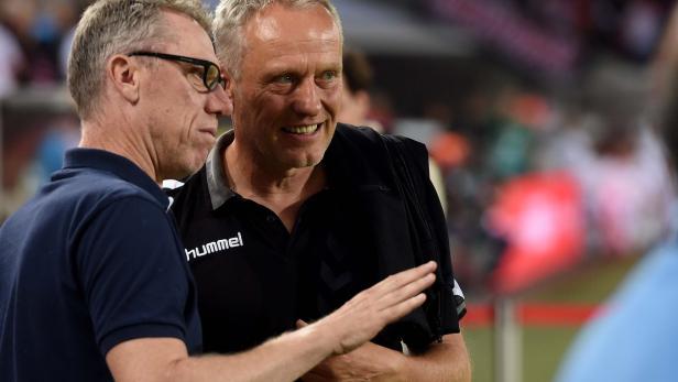Experten: Peter Stöger und Freiburgs Christian Streich