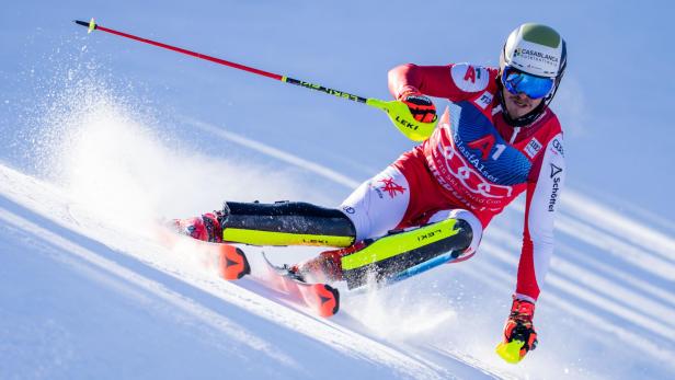 SKI WELTCUP IN KITZBÜHEL / SLALOLM MÄNNER: FELLER (AUT)