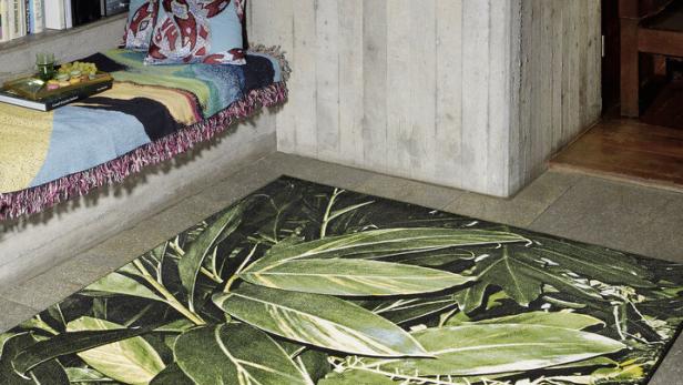 Design der Woche: Teppich bringt Dschungelflair ins Wohnzimmer