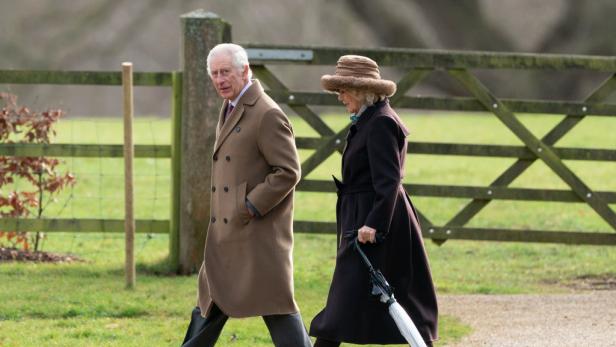 Charles und Camilla am 4. Februar